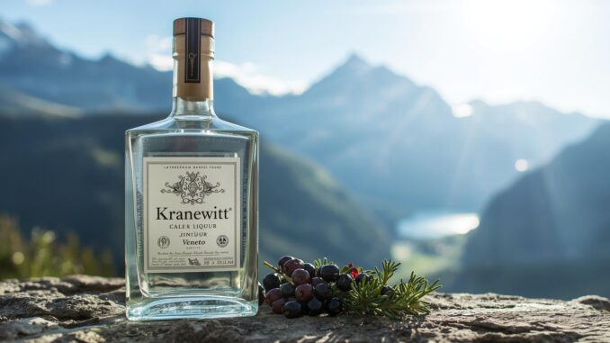 kranewitt bottiglia liquore veneto